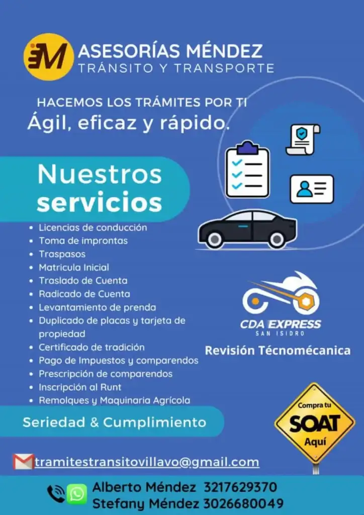 SERVICIOS TRANSITO