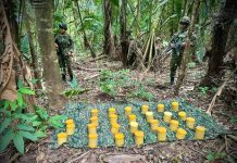 27 artefactos explosivos localizó Ejército Nacional en Vistahermosa Meta