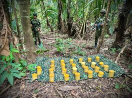 27 artefactos explosivos localizó Ejército Nacional en Vistahermosa Meta