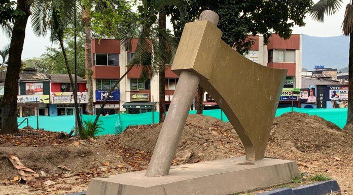 Remodelación del parque El Hacha de Villavicencio incluye vendedores ambulantes