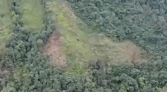 Evacuación de 42 familias por represamiento del río Tonoa en Cubarral