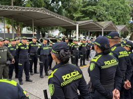 Policía nacional refuerza seguridad para elecciones en el Meta