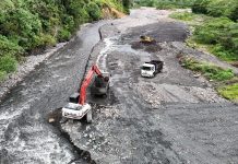 Refuerzan obras de mitigación en vereda La Argentina