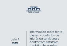 Información sobre renta, bienes y conflictos de interés de servidores y contratistas estatales debe estar protegida