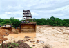 Al final el río Tame se llevó toda la bancada de la vía