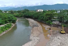 Intervienen el río Ocoa para evitar inundaciones