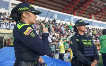 Policía refuerza seguridad para el partido Llaneros-Atlético Nacional