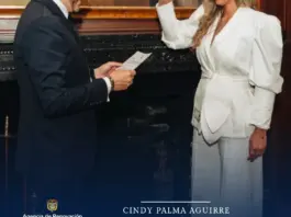 Cindy Nataly Palma Aguirre se posesionó ante Presidente Abelardo De La Espriella