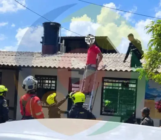 Se quería volar por los techos y terminó capturado por violencia intrafamiliar